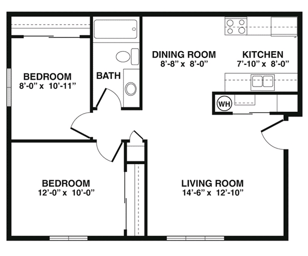 Floorplan - Ashland Apartments