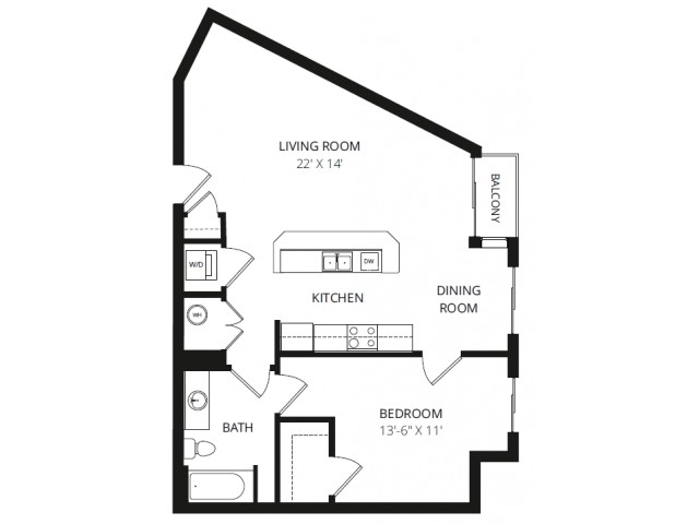 Floorplan - Bridges Apartment Homes