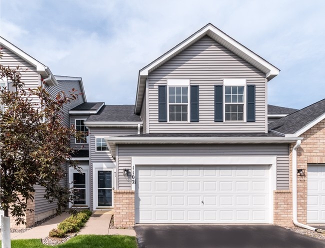 Full two car garage. - 1102 Bergmann Dr