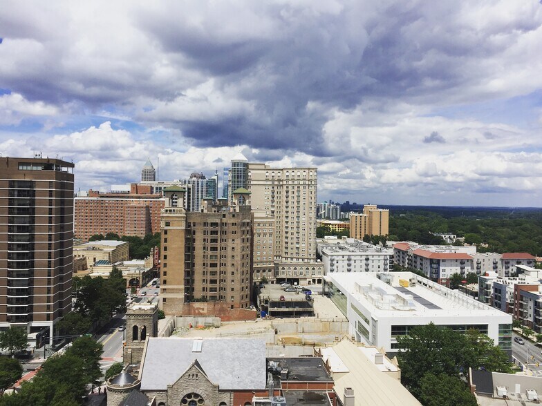 View of midtown from balcony - 565 Peachtree St NE