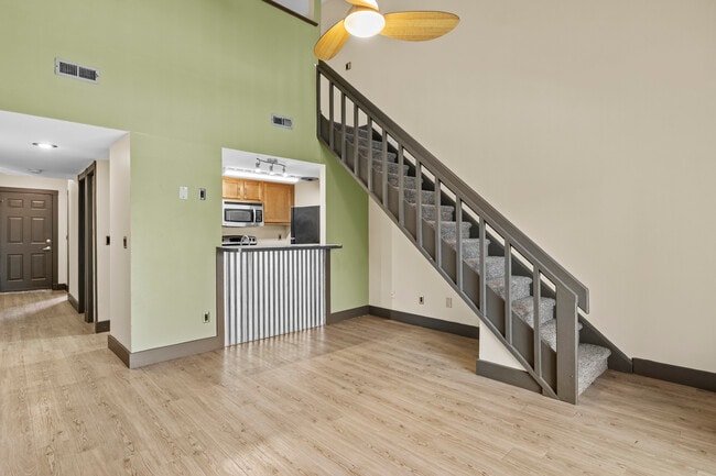 Living Room - Crescent at Shadeland Apartments