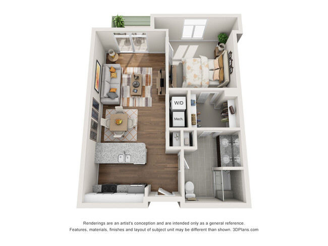 Floorplan - Environs Lofts at East 54