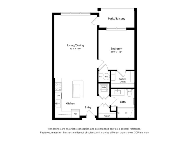 Floorplan - Ashlynn Ridge 55+ Apartments