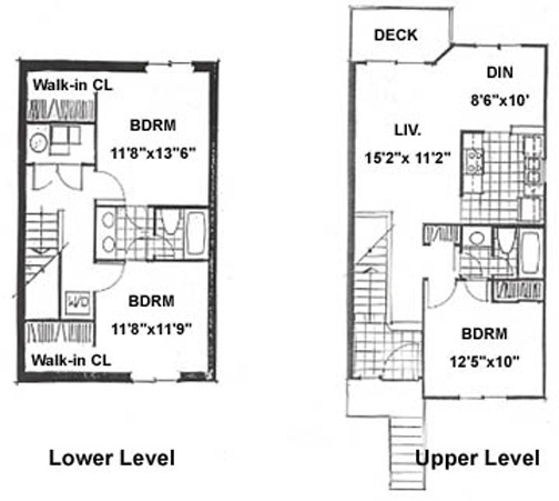 Floorplan - Glenmoor Townhomes