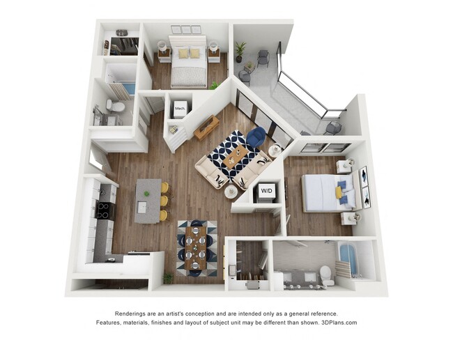 Floorplan - The Goodwin Apartments