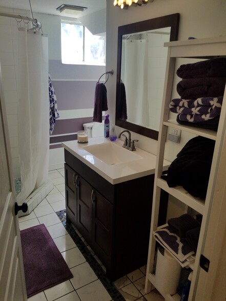 Downstairs bath (L-shaped) - 2734 S. Raleigh Street