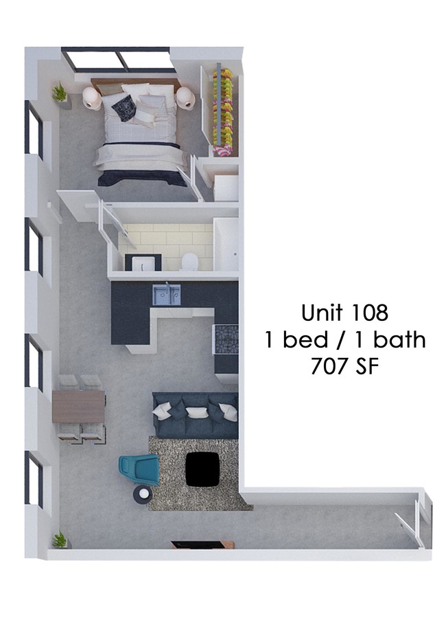 Floorplan - Peanut Factory Flats