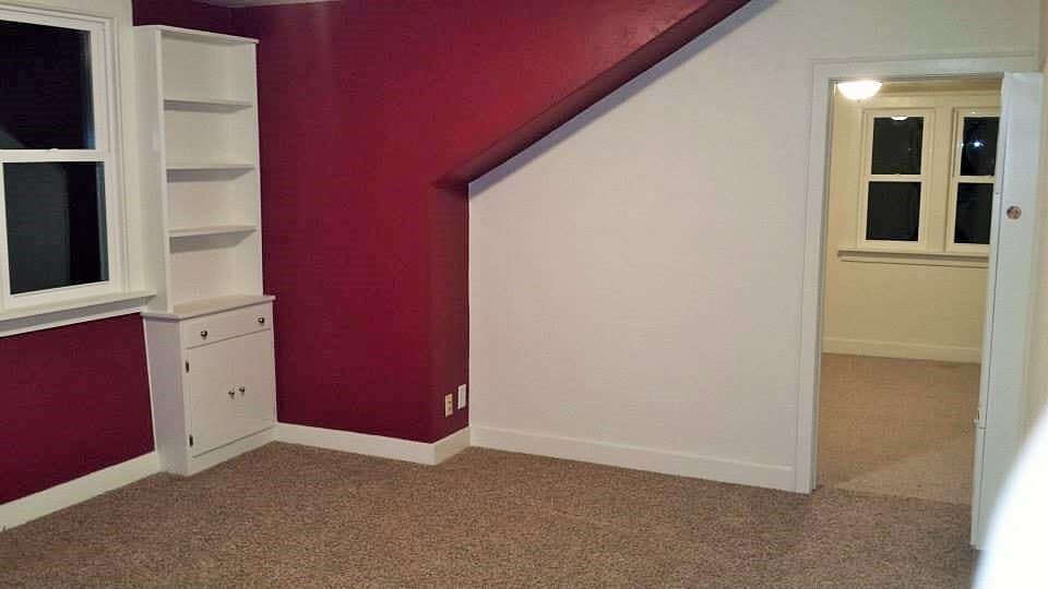 One of two bookcases in living room - 2119 N 11th St
