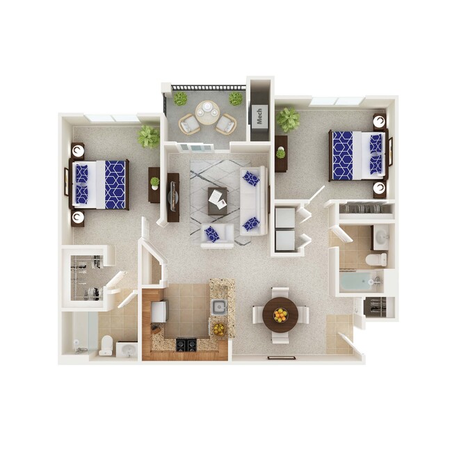 Floorplan - The Morgan Apartment Homes