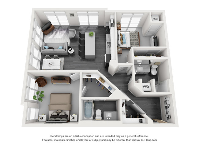 Floorplan - Green on 4th