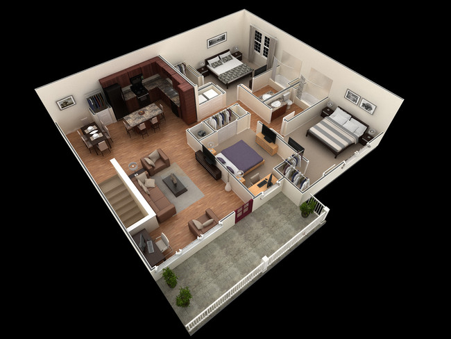 Floorplan - Springs At Orchard Road Apartments