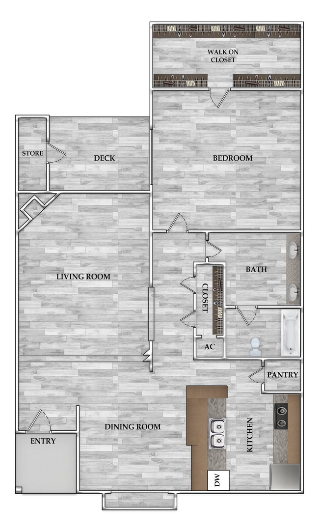 Floorplan - Serena Woods Apartments