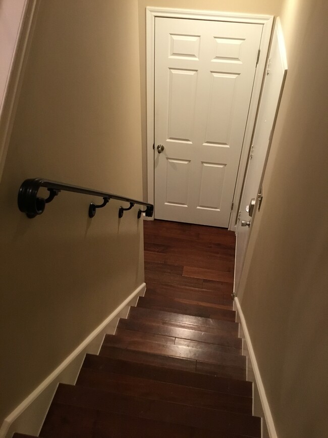 Stairwell view of garage entry hall - 1103 Dulles Ave