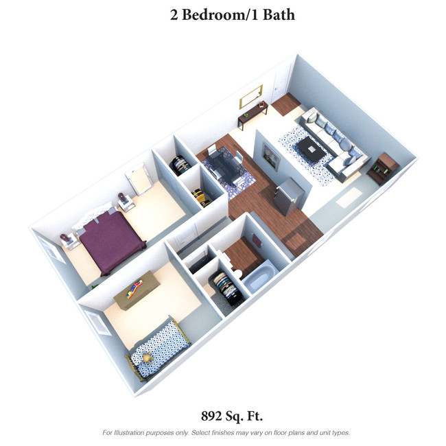 Floorplan - Crown Court Apartments