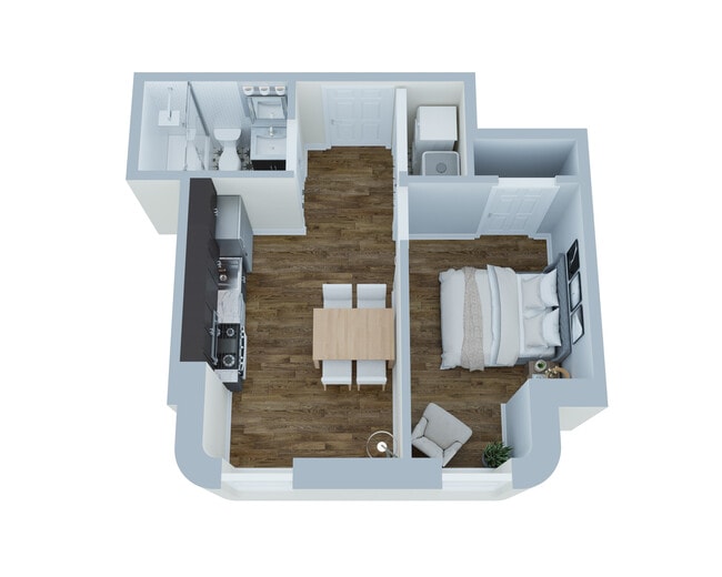 Apt 10 - 1 Bedroom, 1 Bath - The Eleanor