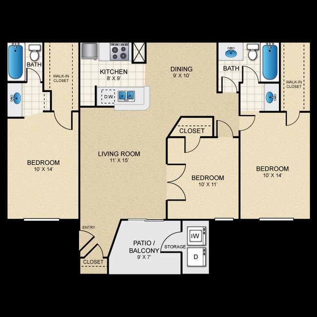 Laguna J - La Paz Apartments