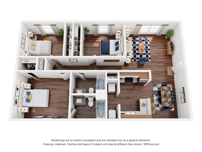 Floorplan - Harper Apartments