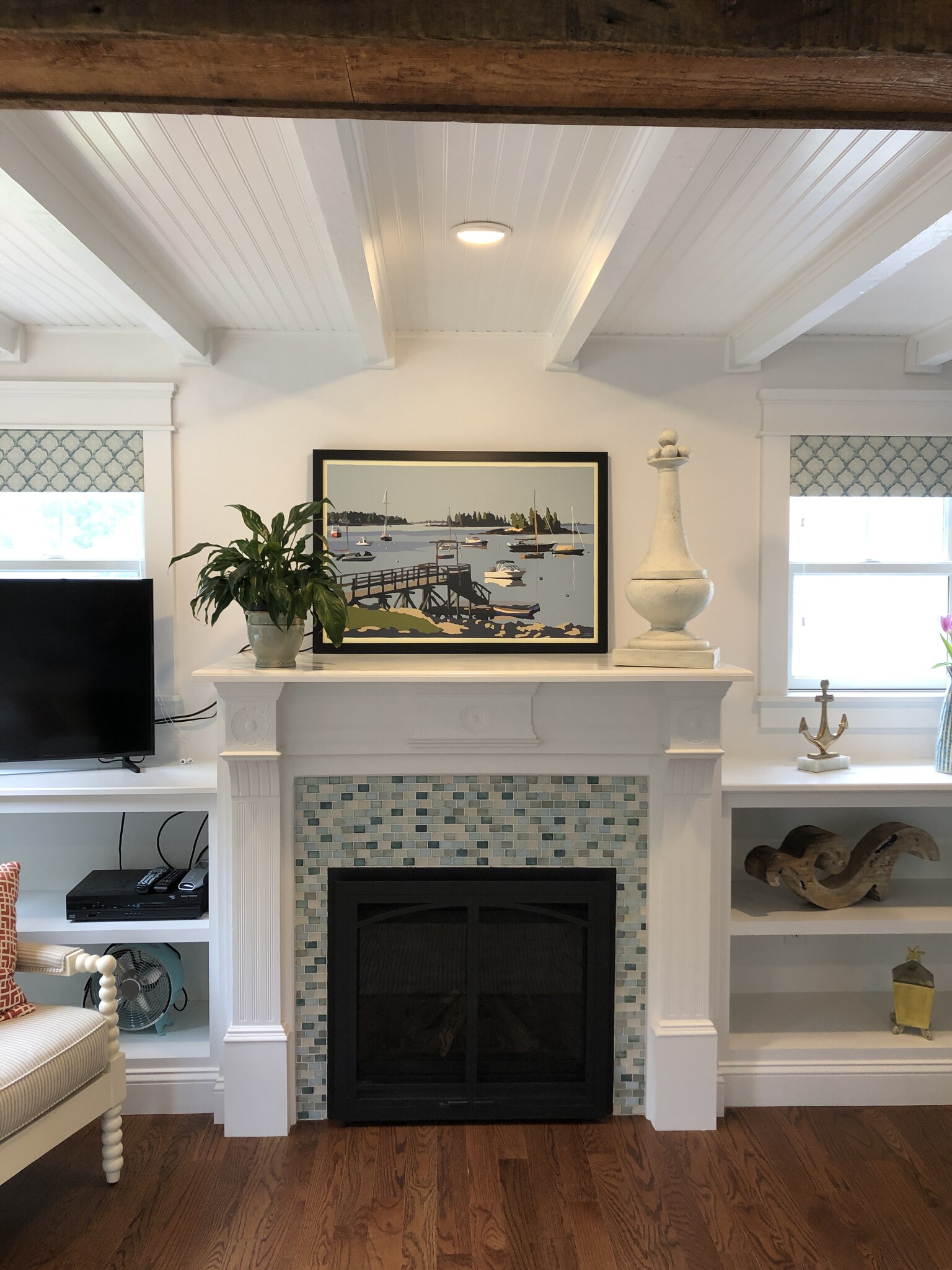 Many art pieces from our favorite Maine artist featured throughout the home. - 11 Henry St