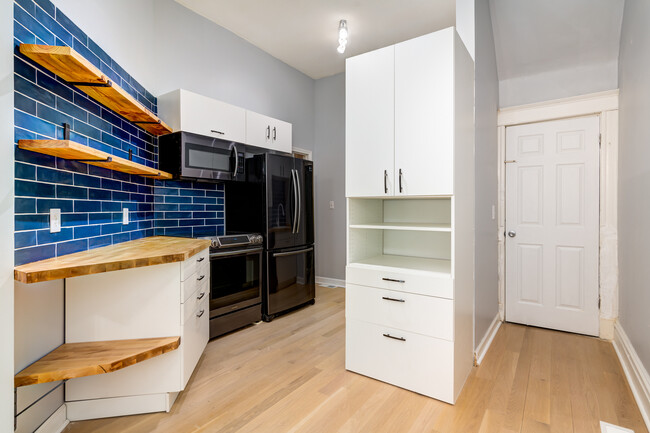 Kitchen with Basement Entrance on Right - 4173 Juniata St