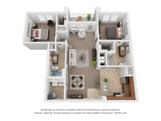 Floorplan - Town West Senior Living Apartments