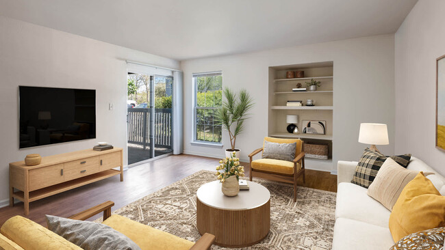 Living Room with Balcony and Hard Surface Flooring - Lincoln Heights