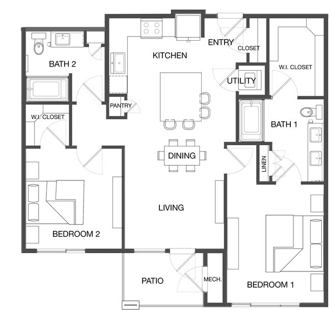 Floorplan - Flatiron LV
