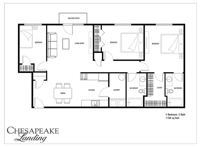 Floorplan - Chesapeake Landing
