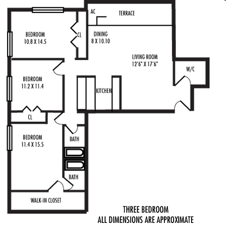 3BR/2BA - Chestnut Ridge