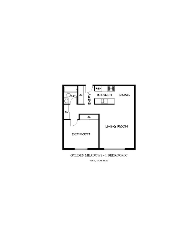 Floorplan - Golden Meadows Apartments