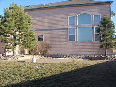 Rear yard - 10753 Jordan Ct