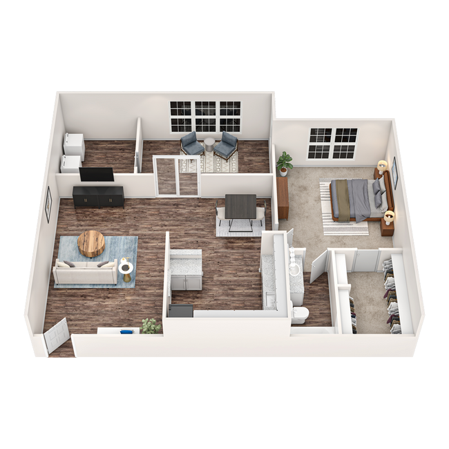 Floorplan - The Elise Apartments