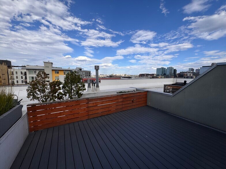 Private roof deck with views around Lohi and Downtown skyline - 2525 15th St