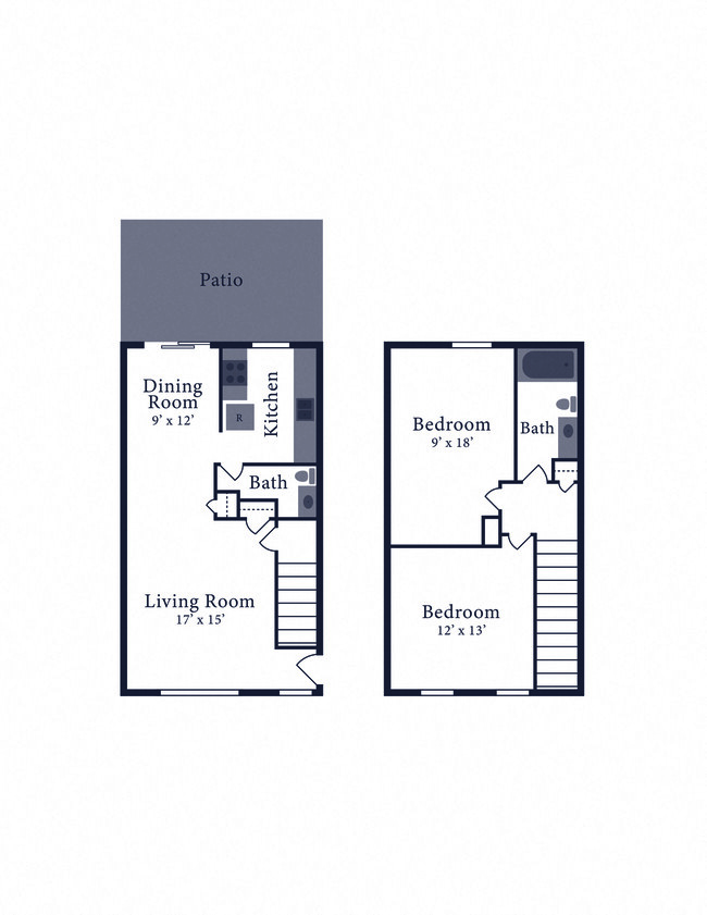 Floorplan - Salem Woods Apts