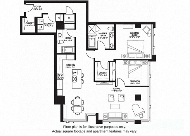 Floorplan - The Bravern