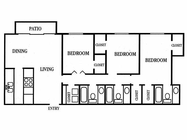 3BR/3BA - Meyer Oaks