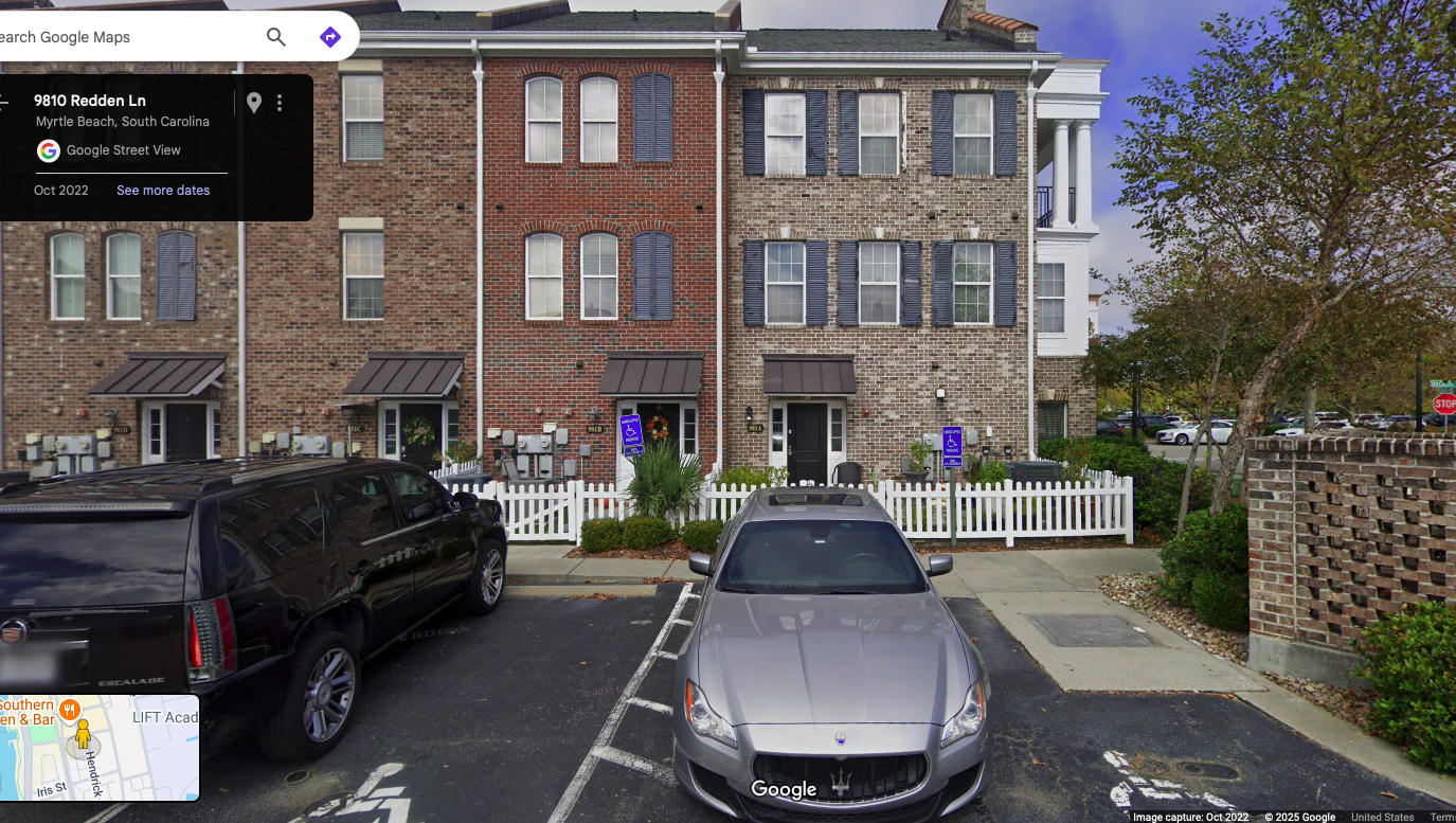 REsidential Entrance to Townhouse - 981 B Hackler Street