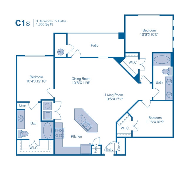 Floorplan - Bridge at Southpark Meadows