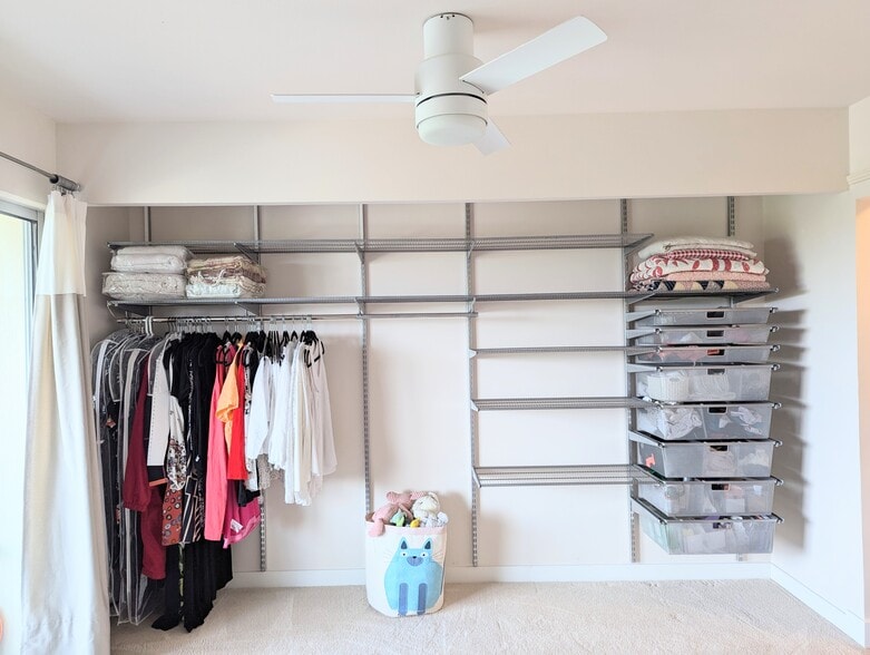 Elfa organization in BR closet - 1200 N Humboldt St