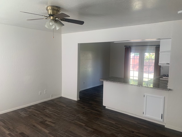 living room and kitchen view - 1745 S Bridge St