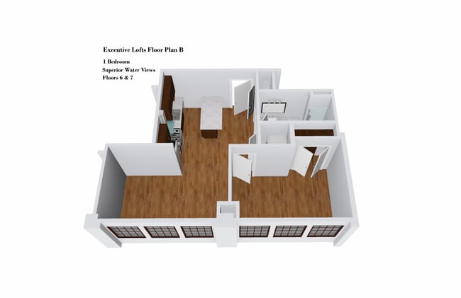Executive Lofts Plan B - Crescendo Loft Apartments