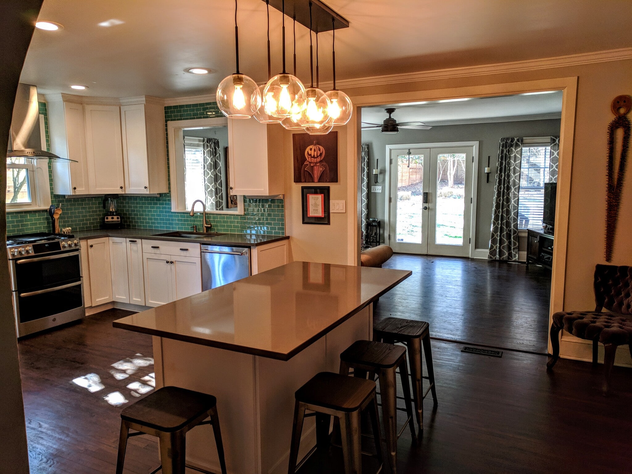 Kitchen showing entrance to main living area - 1627 Nassau Blvd