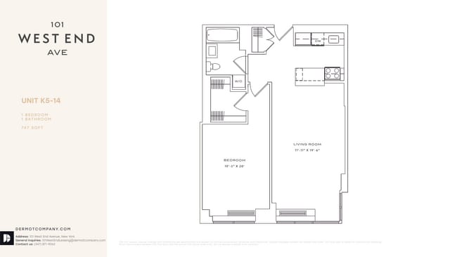 Floorplan - 101 West End Avenue