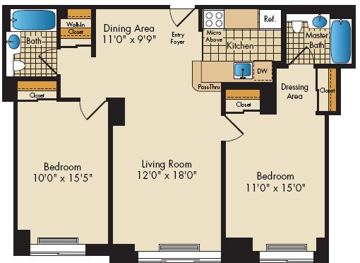 Floorplan - The Sagamore