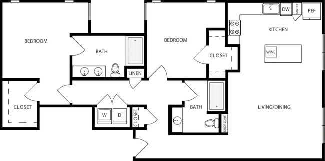 Floorplan - Mara Pacific Beach