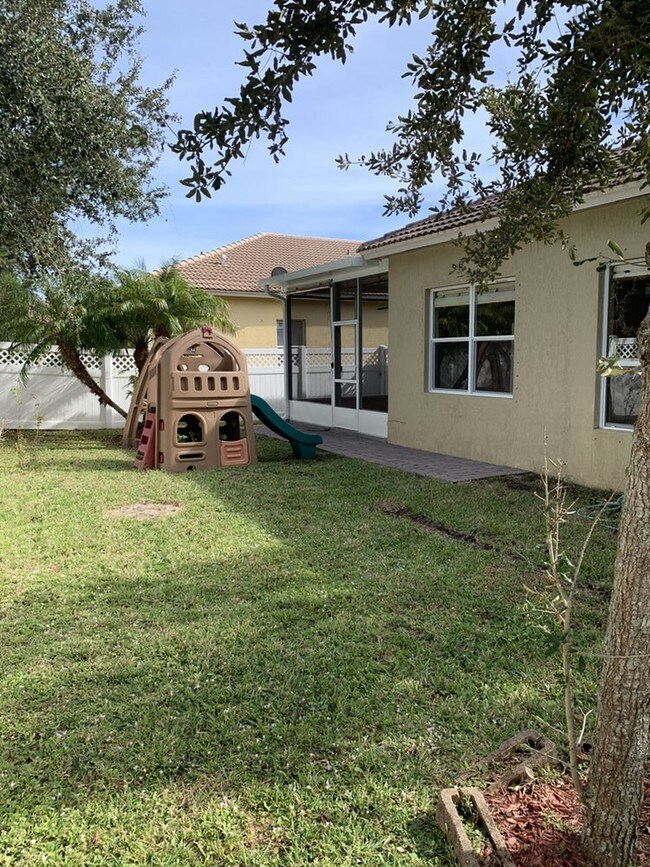 Backyard, fenced and porch - 6312 Spring Lake Terrace