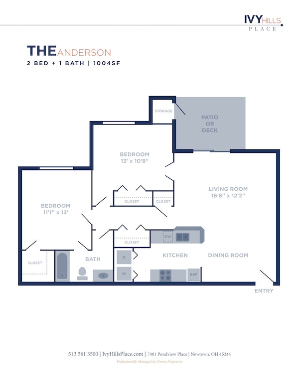 Floorplan - Ivy Hills Living Spaces