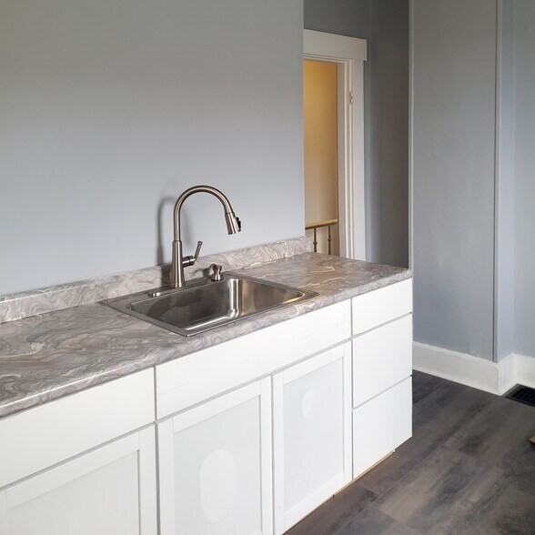 New Sink and Cabinets - 131 S 7th St