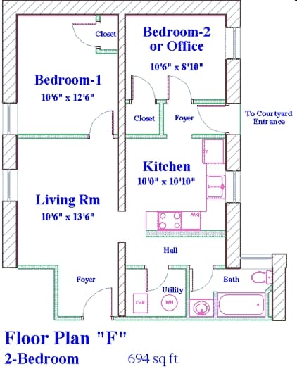 2BR/1BA - Park Avenue