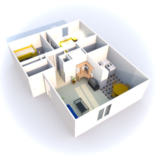 2BR/1BA - Crestwood Square Apartments