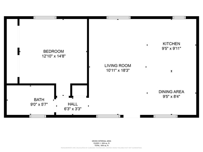 Floorplan - Brookside Apartments- Redlands, CA